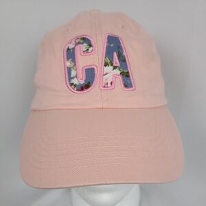 CA California Baseball Hat Cap pink